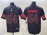 Men's San Francisco 49ers #54 Fred Warner Black F.U.S.E. 'Stranger Things Edition' Vapor Limited Stitched Jersey,baseball caps,new era cap wholesale,wholesale hats