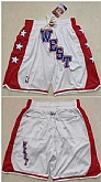 All Star White Western Conference Shorts (Run Small),baseball caps,new era cap wholesale,wholesale hats