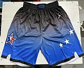 2023 All Star Blue With Game Swingman Hot Press Shorts,baseball caps,new era cap wholesale,wholesale hats