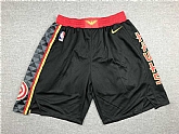 Atlanta Hawks Black Nike Swingman Shorts (Run Small),baseball caps,new era cap wholesale,wholesale hats