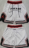 Michael Jordan White Red Black Shorts,baseball caps,new era cap wholesale,wholesale hats
