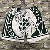 Boston Celtics Green Black Big Face With Pocket Swingman Shorts (Run Small),baseball caps,new era cap wholesale,wholesale hats