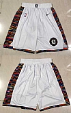 Brooklyn Nets White City Edition Shorts (Run Small),baseball caps,new era cap wholesale,wholesale hats