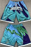 Charlotte Hornets Teal Shorts (Run Small)1,baseball caps,new era cap wholesale,wholesale hats