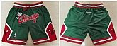 Chicago Bulls Green Just Don With Pocket Swingman Shorts (Run Small),baseball caps,new era cap wholesale,wholesale hats