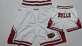 Chicago Bulls White 1997 NBA Finais Patch Mesh Shorts (Run Small),baseball caps,new era cap wholesale,wholesale hats
