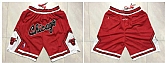 Chicago Bulls Red 1997 98 Throwback Shorts (Run Small),baseball caps,new era cap wholesale,wholesale hats
