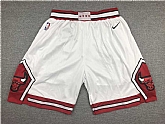 Chicago Bulls White Nike Shorts (Run Small),baseball caps,new era cap wholesale,wholesale hats