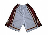Cleveland Cavaliers White Shorts (Run Small),baseball caps,new era cap wholesale,wholesale hats