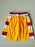Cleveland Cavaliers Gold Hardwood Classics Swingman Shorts (Run Small),baseball caps,new era cap wholesale,wholesale hats