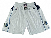 Dallas Mavericks White Stitched Shorts (Run Small),baseball caps,new era cap wholesale,wholesale hats