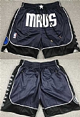 Dallas Mavericks Navy Shorts (Run Small),baseball caps,new era cap wholesale,wholesale hats