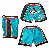 Detroit Pistons Throwback Shorts (Run Small),baseball caps,new era cap wholesale,wholesale hats