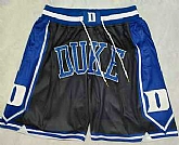 Duke Blue Devils Black Just Don Shorts (Run Small),baseball caps,new era cap wholesale,wholesale hats