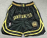 Golden State Warriors Back 2023 City Edition Swingman Stitched Shorts (Run Small),baseball caps,new era cap wholesale,wholesale hats