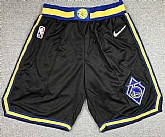 Golden State Warriors Black Nike Diamond 75th Anniversary City Edition Swingman Shorts (Run Small),baseball caps,new era cap wholesale,wholesale hats