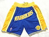 Golden State Warriors Royal Hardwood Classics Shorts (Run Small),baseball caps,new era cap wholesale,wholesale hats