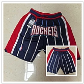 Houston Rockets Navy Just Don With Pocket Swingman Shorts (Run Small),baseball caps,new era cap wholesale,wholesale hats