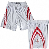 Houston Rockets White NBA Shorts (Run Small),baseball caps,new era cap wholesale,wholesale hats