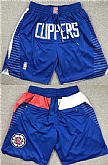 Los Angeles Clippers Blue Stitched NBA Stitched Shorts (Run Small),baseball caps,new era cap wholesale,wholesale hats