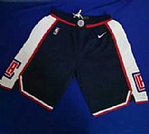 Los Angeles Clippers Black Swingman Stitched Shorts (Run Small),baseball caps,new era cap wholesale,wholesale hats