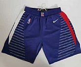 Los Angeles Clippers Blue Swingman Stitched Shorts (Run Small),baseball caps,new era cap wholesale,wholesale hats