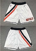 Los Angeles Clippers Retro White Shorts (Run Small),baseball caps,new era cap wholesale,wholesale hats