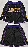 Los Angeles Lakers Black Shorts (Run Small),baseball caps,new era cap wholesale,wholesale hats