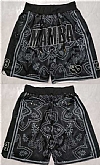 Los Angeles Lakers Black MAMBA Shorts (Run Small),baseball caps,new era cap wholesale,wholesale hats