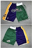 Los Angeles Lakers And Boston Celtics Team 2008 NBA Finals Logo Shorts (Run Small),baseball caps,new era cap wholesale,wholesale hats