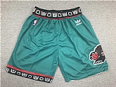 Memphis Grizzlies Green Mesh Swingman Shorts (Run Small),baseball caps,new era cap wholesale,wholesale hats