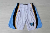 Memphis Grizzlies White New Revolution 30 Shorts (Run Small),baseball caps,new era cap wholesale,wholesale hats