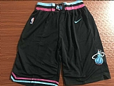 Miami Heat Black City Edition Nike Swingman Shorts (Run Small),baseball caps,new era cap wholesale,wholesale hats