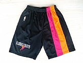 Miami Heat Black Rainbow Swingman Shorts (Run Small),baseball caps,new era cap wholesale,wholesale hats