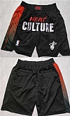 Miami Heat Black City Edition Shorts (Run Small),baseball caps,new era cap wholesale,wholesale hats