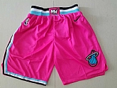 Miami Heat Pink City Edition Nike Swingman Shorts (Run Small),baseball caps,new era cap wholesale,wholesale hats