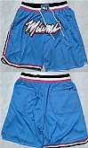Miami Heat Blue Shorts (Run Small),baseball caps,new era cap wholesale,wholesale hats