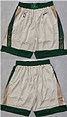 Milwaukee Bucks White Shorts (Run Small),baseball caps,new era cap wholesale,wholesale hats