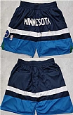 Minnesota Timberwolves Navy Shorts (Run Small),baseball caps,new era cap wholesale,wholesale hats