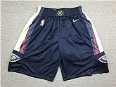 New Orleans Pelicans Navy Nike Shorts (Run Small),baseball caps,new era cap wholesale,wholesale hats