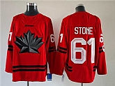 Men's Canada Hockey #61 Mark Stone Red Stitched Jersey,baseball caps,new era cap wholesale,wholesale hats