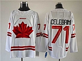 Men's Canada Hockey #71 Anthony Cirelli White Stitched Jersey,baseball caps,new era cap wholesale,wholesale hats