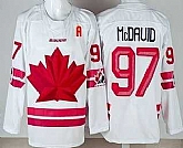 Youth Canada #97 Connor McDavid White 2026 Olympics Authentic Jersey,baseball caps,new era cap wholesale,wholesale hats