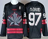 Youth Canada #97 Connor McDavid Black 2026 Olympics Authentic Jersey,baseball caps,new era cap wholesale,wholesale hats