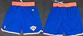 New York Knicks Blue NBA Shorts (Run Small),baseball caps,new era cap wholesale,wholesale hats