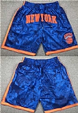New York Knicks Royal Shorts (Run Small),baseball caps,new era cap wholesale,wholesale hats