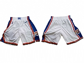 Oklahoma City Thunder White Nike 2017-18 Autentic Shorts (Run Small),baseball caps,new era cap wholesale,wholesale hats