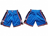 Oklahoma City Thunder Blue Nike 2017-18 Autentic Shorts (Run Small),baseball caps,new era cap wholesale,wholesale hats