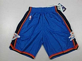 Oklahoma City Thunder Blue NBA Shorts (Run Small),baseball caps,new era cap wholesale,wholesale hats