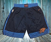 Oklahoma City Thunder Navy Nike Swingman Shorts (Run Small),baseball caps,new era cap wholesale,wholesale hats